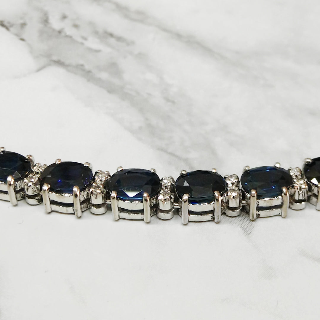 Oceania Australian Blue Sapphire Necklace