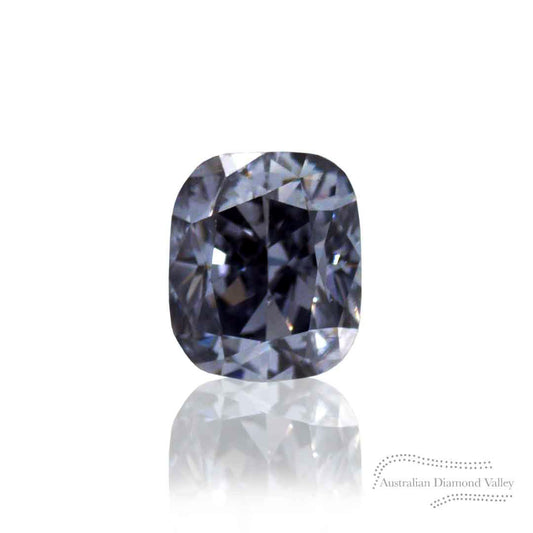 0.09ct Authentic Australian Blue Cushion Cut Diamond of Argyle Origin - BL3 (5/27)