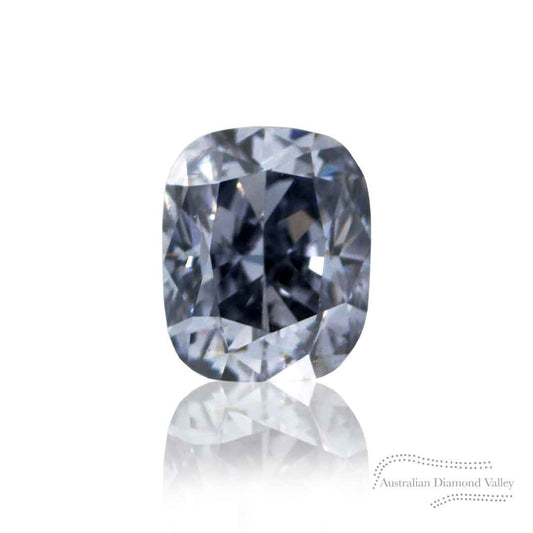 0.13ct Authentic Australian Blue Cushion Cut Diamond of Argyle Origin - BL3 (6/27)