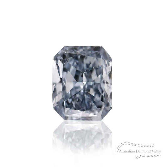 0.05ct Authentic Australian Blue of Argyle Origin Radiant Cut Diamond - BL2 (25/27)