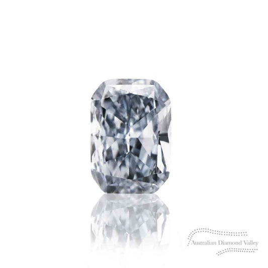 0.06ct Authentic Australian Blue Radiant Cut Diamond of Argyle Origin - BL1 (14/27)