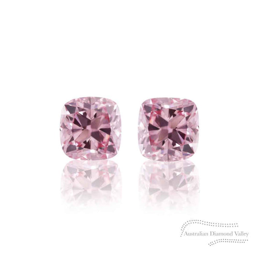 Marrallang Collection 0.16ct Authentic Australian Pink Argyle Origin Cushion Diamond - 5P