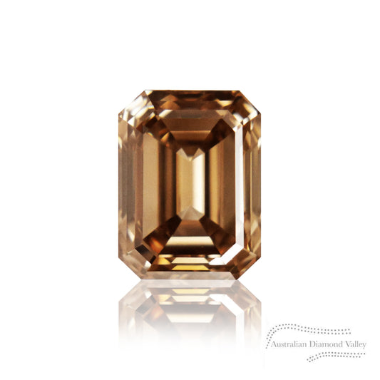 0.64ct Authentic Australian Champagne Emerald Diamond of Argyle Origin - C6