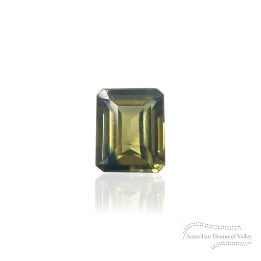 0.52ct Australian Green Sapphire Emerald Cut