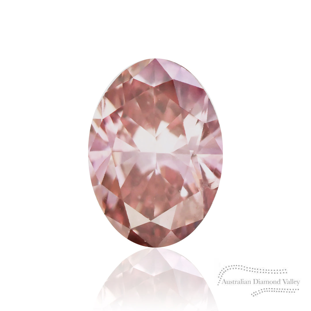 0.34ct Authentic Australian Pink Champagne Oval Diamond of Argyle Origin - PC2