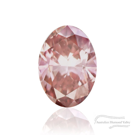 0.34ct Authentic Australian Pink Champagne Oval Diamond of Argyle Origin - PC2