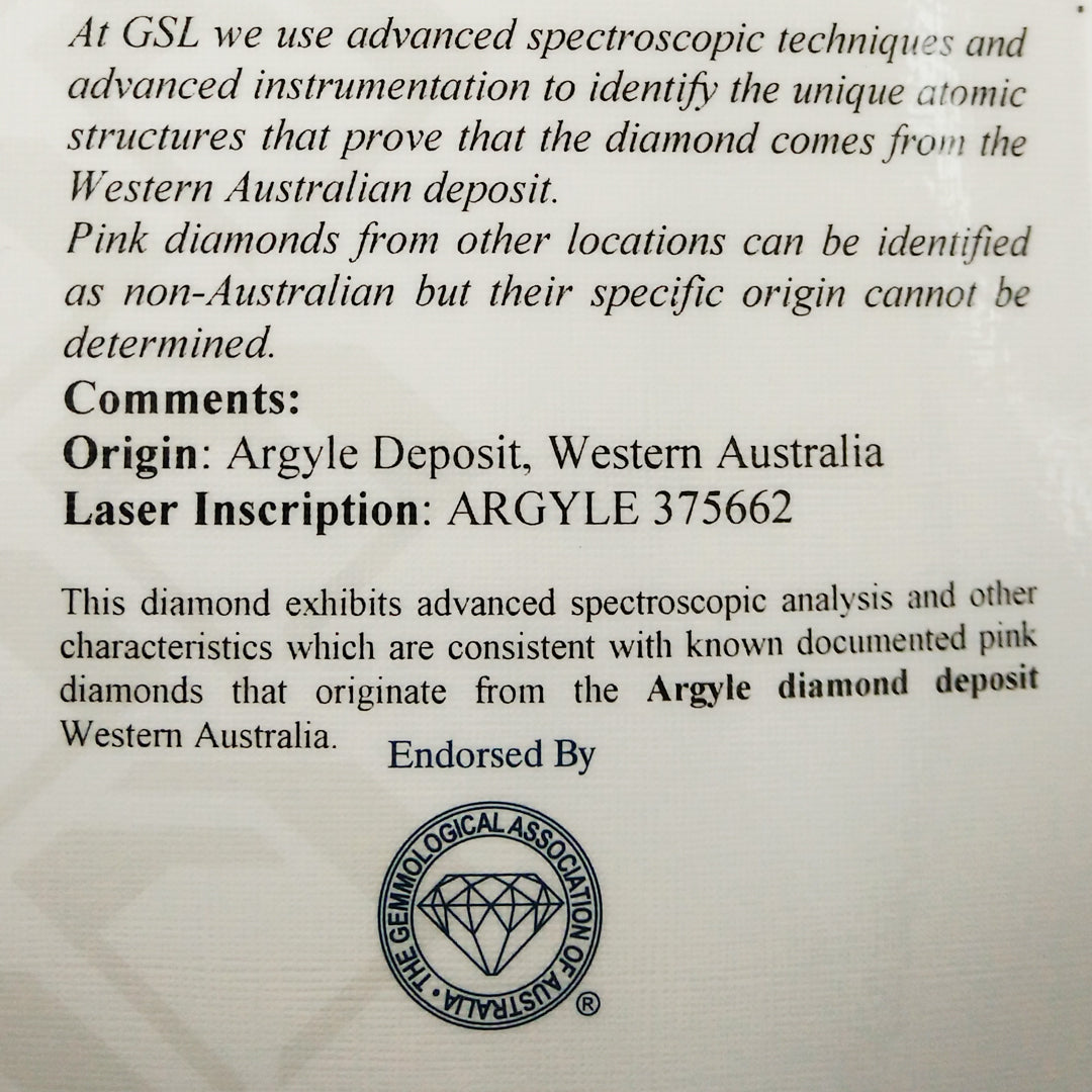 0.77ct Authentic Australian Round Brilliant Cut Diamond - 4P "The Olsen #2"