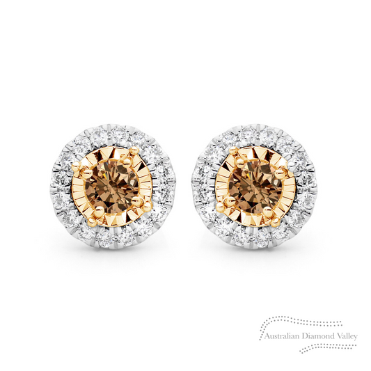 Cognac Cloud Earrings