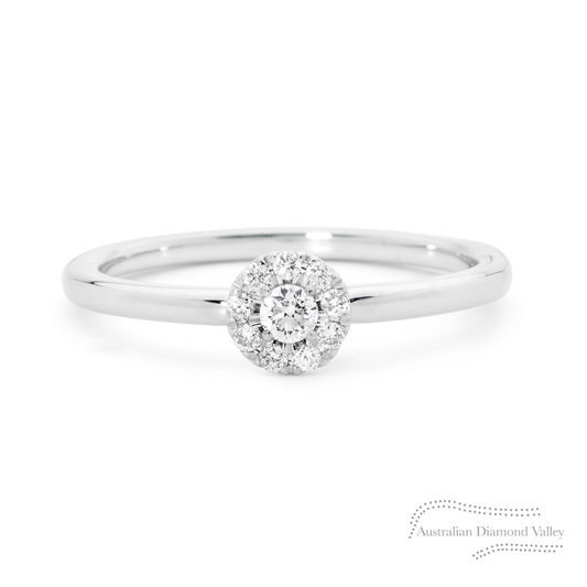 Sunshine Argyle Australian Diamond Ring