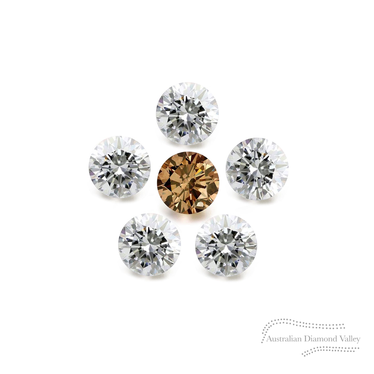 Diamond Valley Daisy .12ct Authentic Australian Argyle Diamonds - C7 & White
