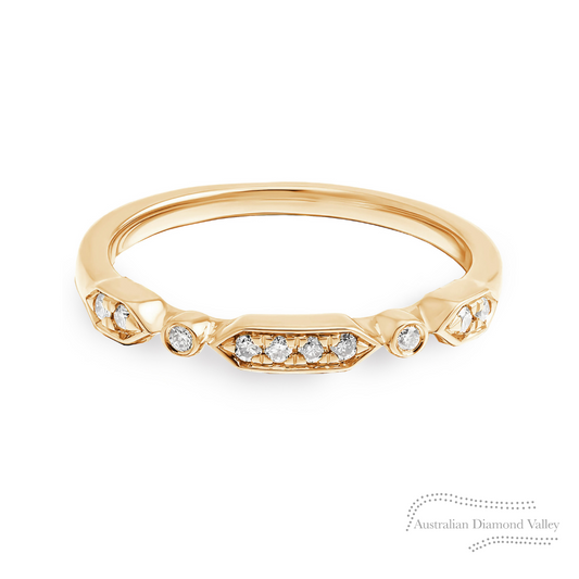 Lucinda Argyle Australian Diamond Stacker Ring