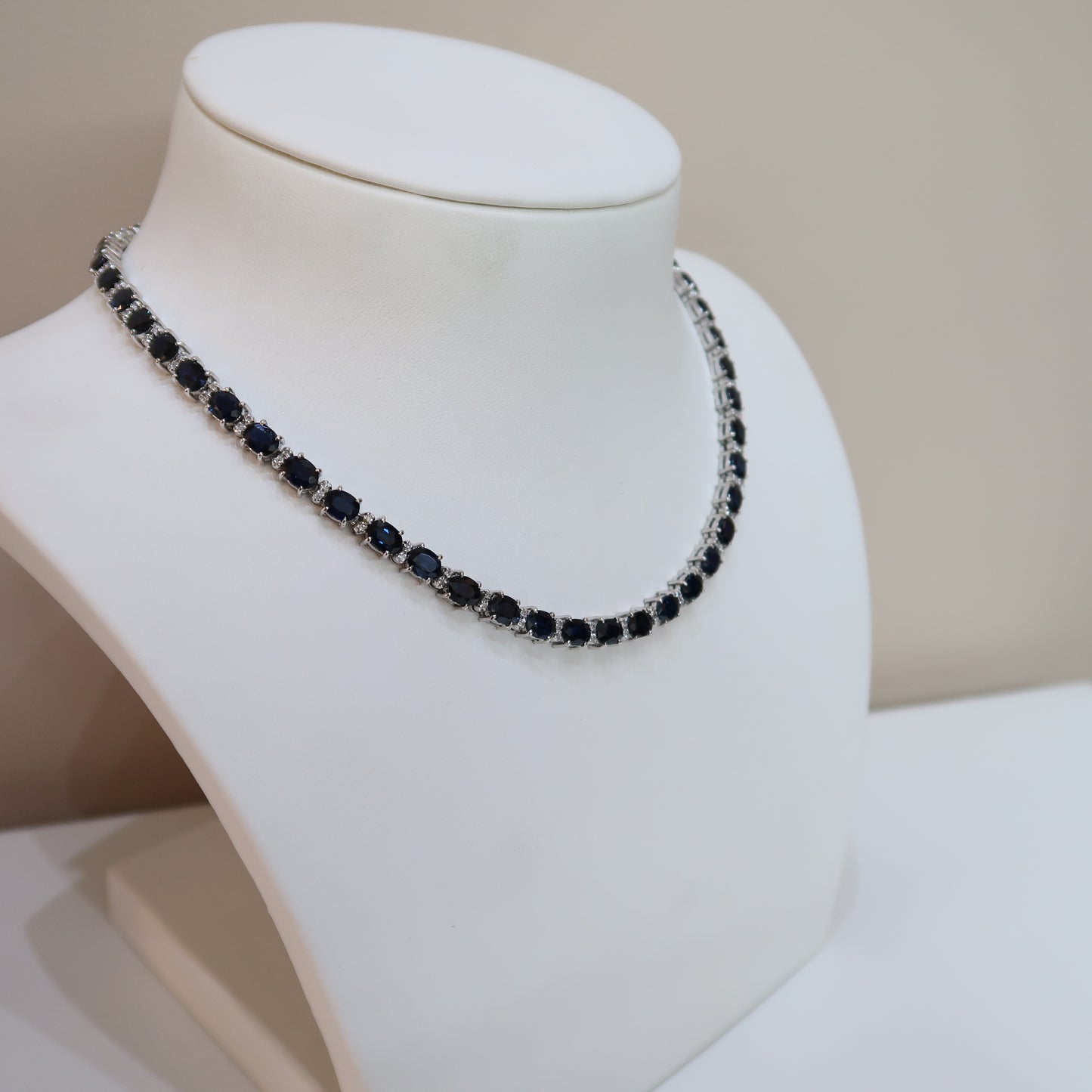 Oceania Australian Blue Sapphire Necklace