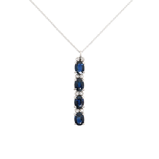 Oceania Australian Blue Sapphire Pendant