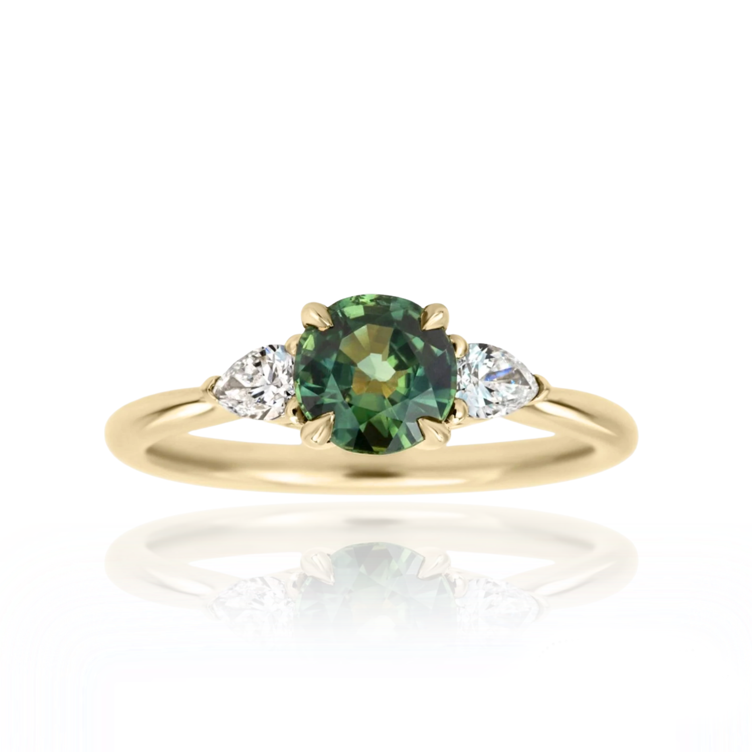 Green Sapphire Rings