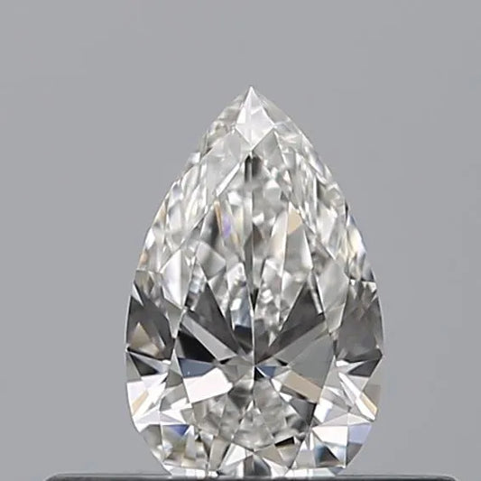 0.23ct Pear Natural Diamond (Colour E, Clarity IF, GIA Certified)