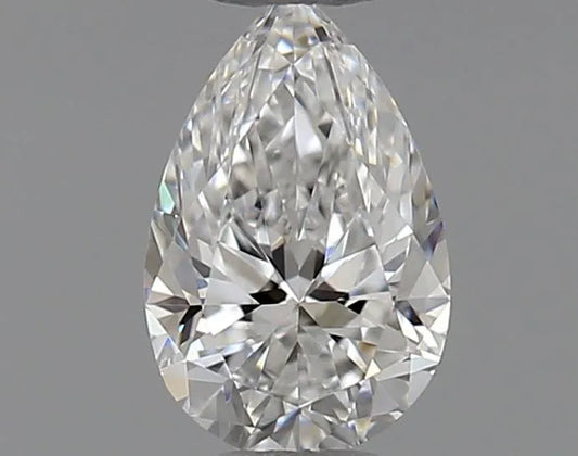 0.30ct Pear Natural Diamond (Colour E, Clarity IF, GIA Certified)