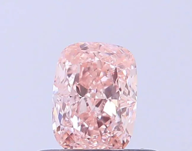 0.41ct Cushion modified Lab Grown Diamond (Colour Fancy Intense Pink, Clarity VS1, IGI Certified)