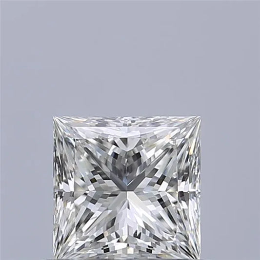 0.51ct Princess Natural Diamond (Colour F, Clarity IF, Cut EX, IGI Certified)