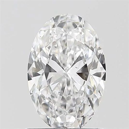 0.90ct Oval Lab Grown Diamond (Colour D, Clarity VS2, IGI Certified)