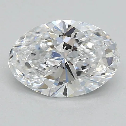 0.91ct Oval Lab Grown Diamond (Colour D, Clarity VS2, IGI Certified)