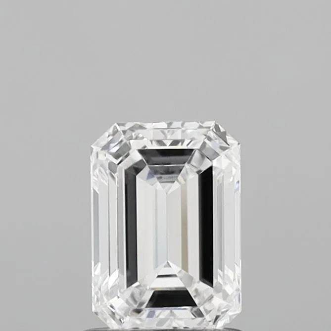 1.11ct Emerald Lab Grown Diamond (Colour D, Clarity IF, IGI Certified)