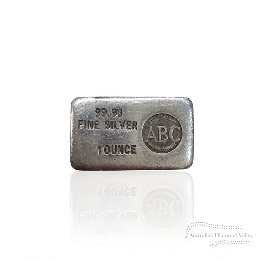 Vintage Silver Bullion Bar 1 oz