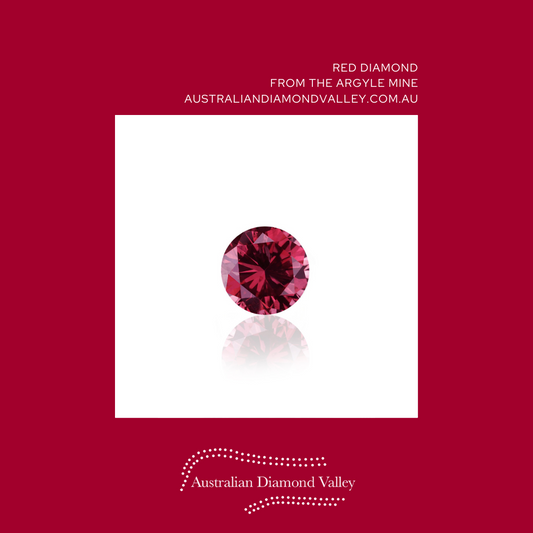 0.01ct Authentic Australian Pink Argyle Diamond - Purplish RED
