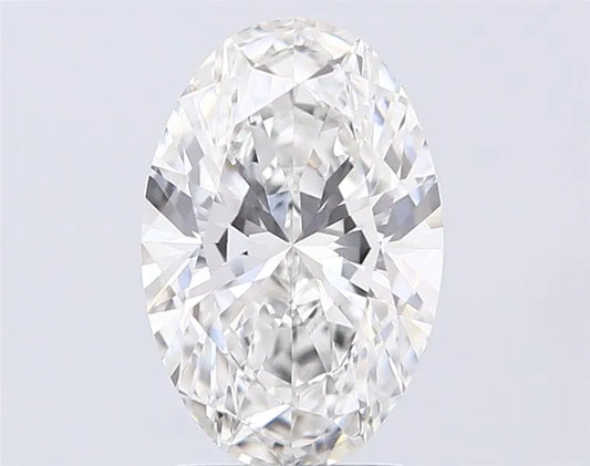 2.04ct Oval Lab Grown Diamond (Colour F, Clarity VVS2, IGI Certified)