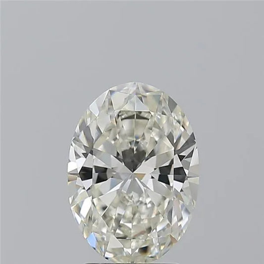 2.50ct Oval Natural Diamond (Colour J, Clarity VVS2, GIA Certified)