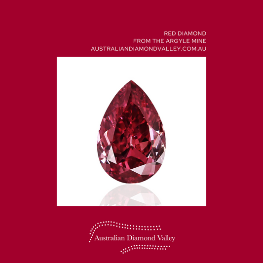 0.07ct Authentic Australian Pink Argyle Diamond - RED