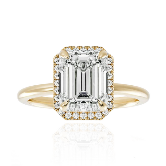Hamilton Diamond Halo Ring