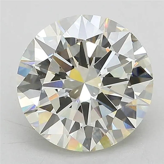 3.00ct Round Lab Grown Diamond (Colour J, Clarity VS1, Cut EX, IGI Certified)
