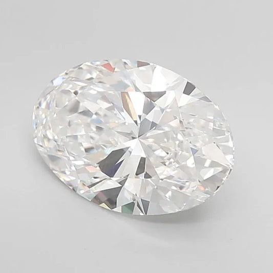 3.05ct Oval Lab Grown Diamond (Colour D, Clarity VVS2, IGI Certified)