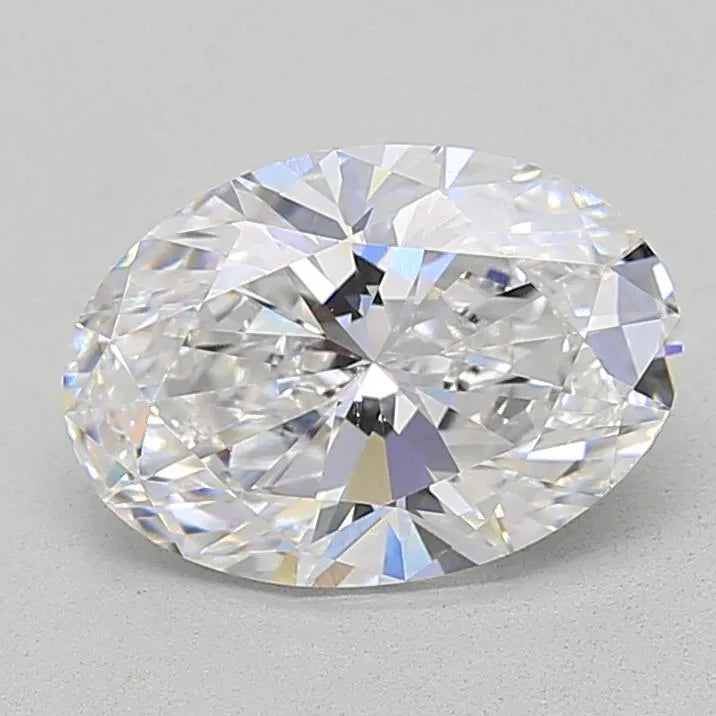 3.07ct Oval Lab Grown Diamond (Colour D, Clarity VVS2, IGI Certified)