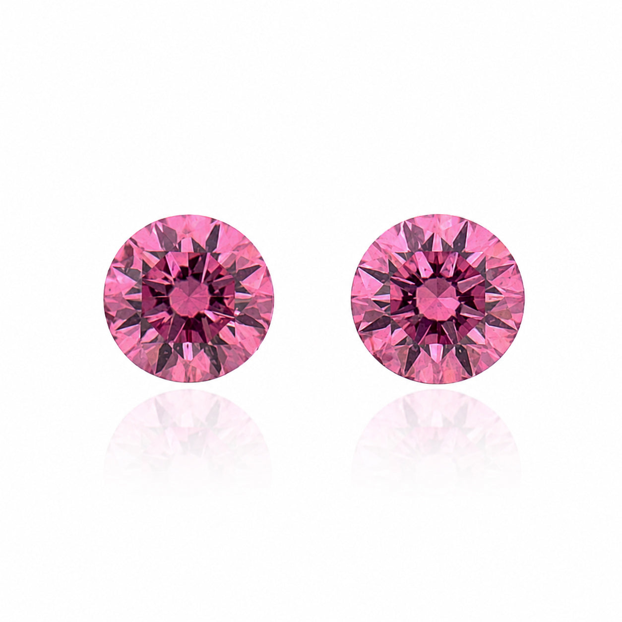 0.04ct オーストラリア産アーガイルピンクダイヤモンド マッチドペア - 3PP