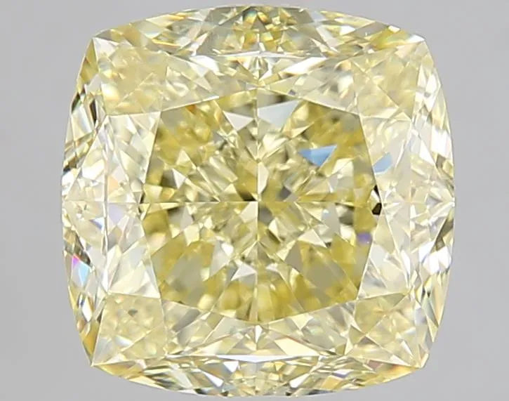 5.02ct Cushion brilliant Natural Diamond (Colour Fancy Yellow, Clarity VS1, GIA Certified)