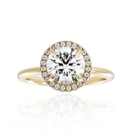 Smythson Diamond Halo Ring