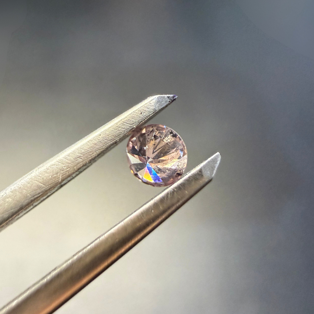 0.10ct Authentic Australian Pink Diamond of Argyle Origin - 6P
