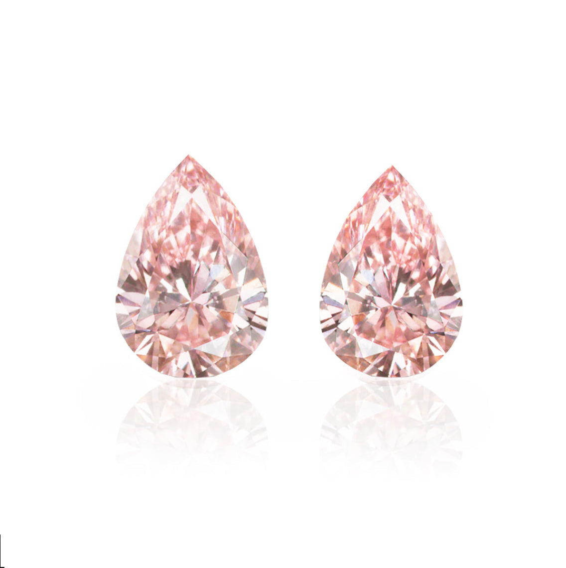 0.23ct オーストラリア産アーガイルピンクペアカットダイヤモンド – ペア – 7PR