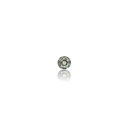 0.057ct Australian light green Sapphire Round Cut
