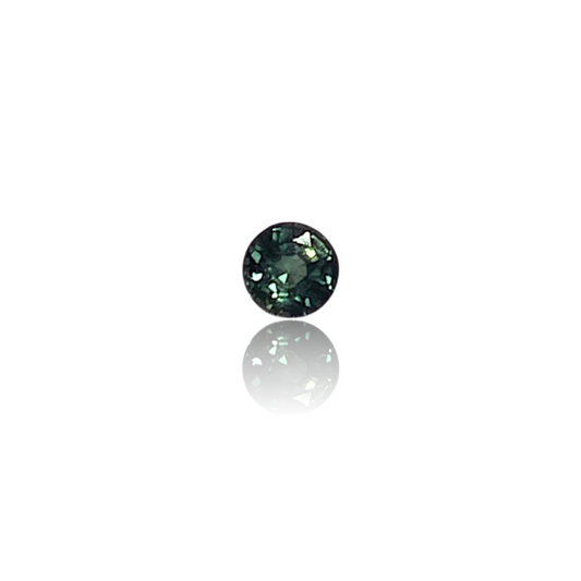 0.157ct Australian green Sapphire Round Cut