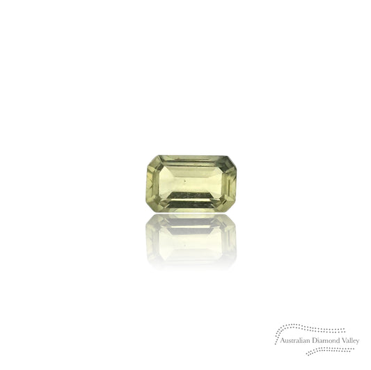 0.46ct Australian Yellow/Blue Sapphire Baguette Cut