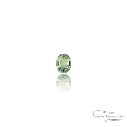 0.48ct Australian parti Yellow/Blue Sapphire Oval Cut