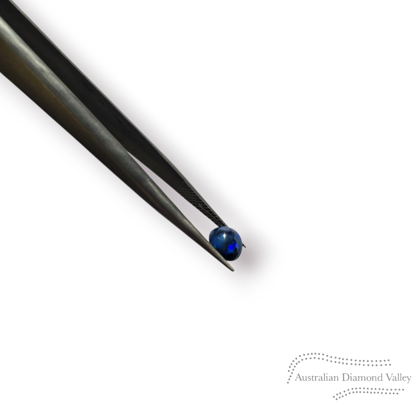 0.59ct Round shape blue Australian Opal