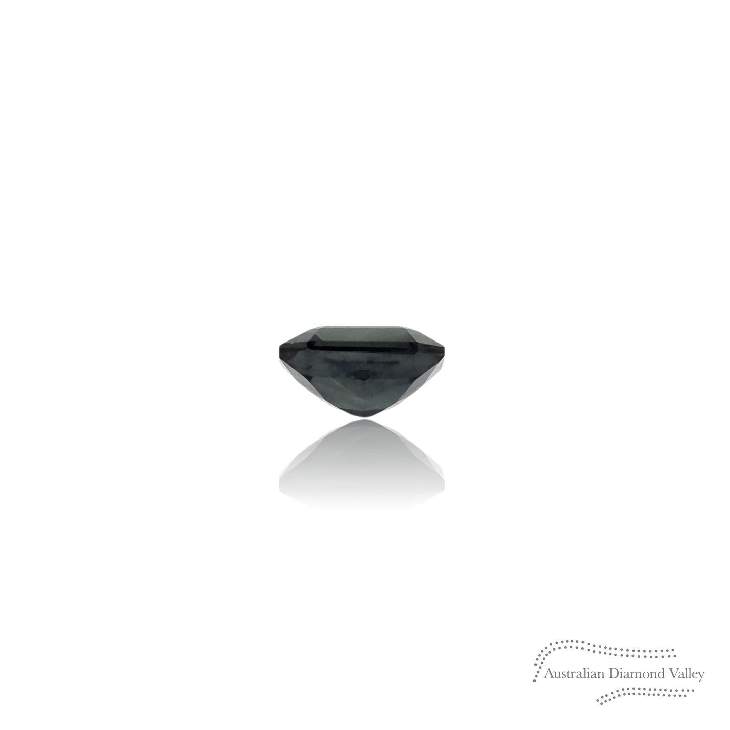 1.05ct Australian Dark Teal Sapphire Radiant Cut