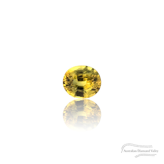 0.44ct Australian Yellow Sapphire Oval Cut