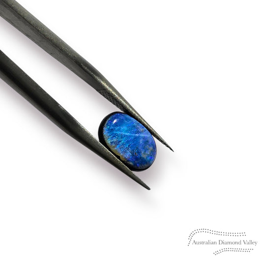 1.53ct Australian black Oval Opal