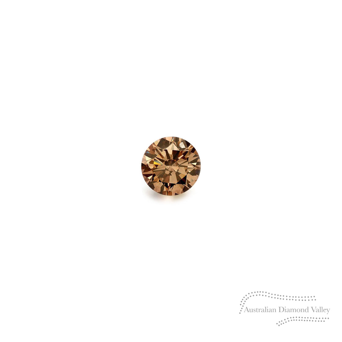 0.005ct Authentic Australian Cognac Argyle Origin Diamond - C7