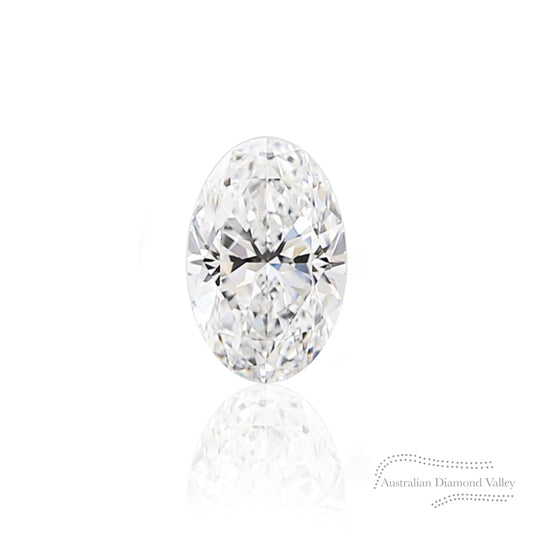 0.10ct Authentic Australian White Oval Diamond of Argyle Origin - G