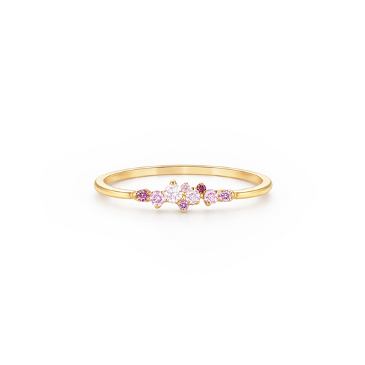 Pink Constellation Ring